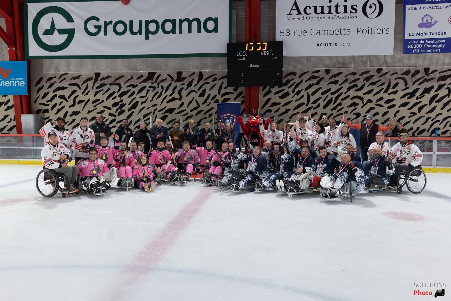 Carré final du Championnat de France de para-hockey dans notre patinoire ! - PARA CARRE FINAL AVRIL 2025