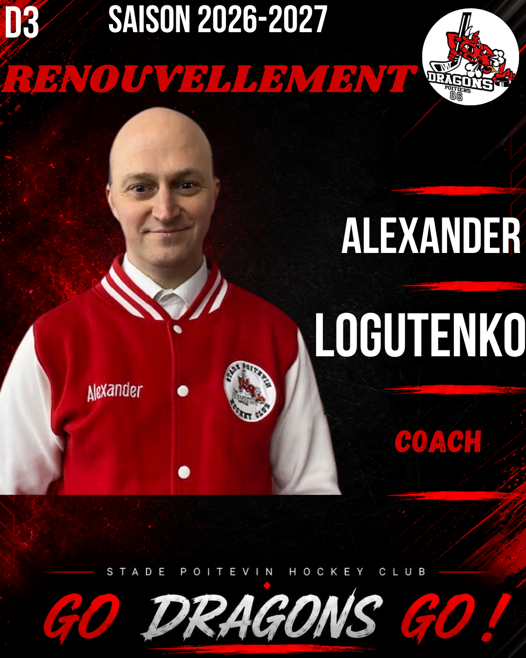 L’équipe 1ère - coach